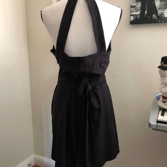 BCBGeneration Ruffle Cocktail Halter Dress - Picture 4 of 7